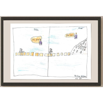 Merihcan Buğdaylı 29x21cm Orijinal Karikatür BOD00698