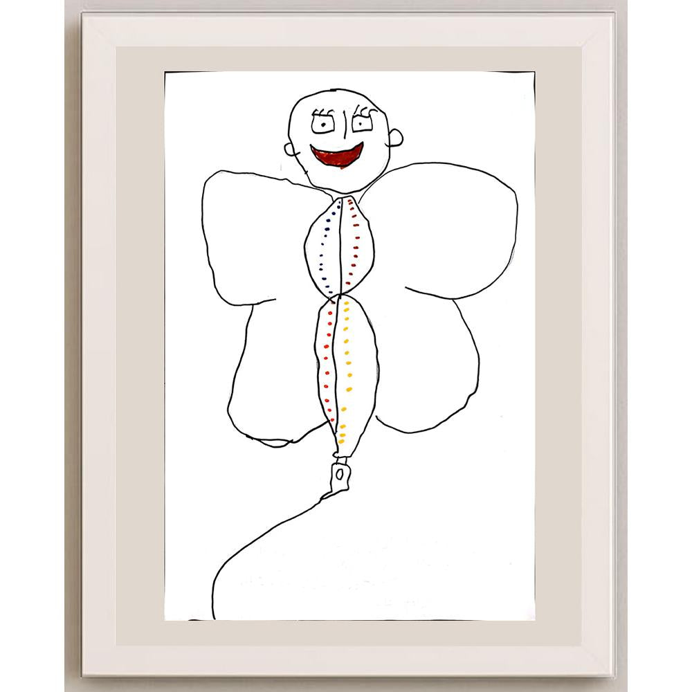 Meryem Kaymaz 43x30cm Orijinal Karikatür BOD00699