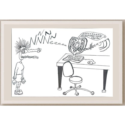 Elif Nur Usta 43x30cm Orijinal Karikatür BOD00703