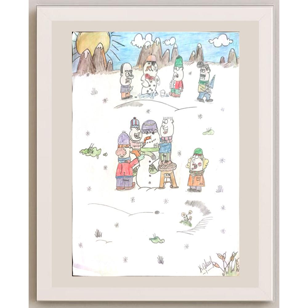 Kaan Çoban 29x21cm Orijinal Karikatür BOD00704