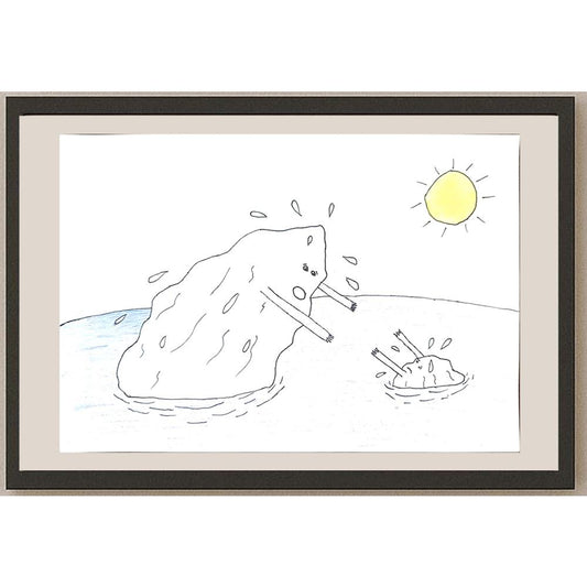 Uğur Kocabıyık 29x21cm Orijinal Karikatür BOD00708
