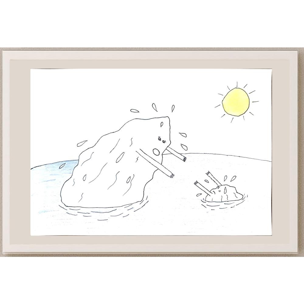 Uğur Kocabıyık 29x21cm Orijinal Karikatür BOD00708