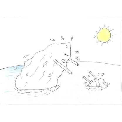 Uğur Kocabıyık 29x21cm Orijinal Karikatür BOD00708