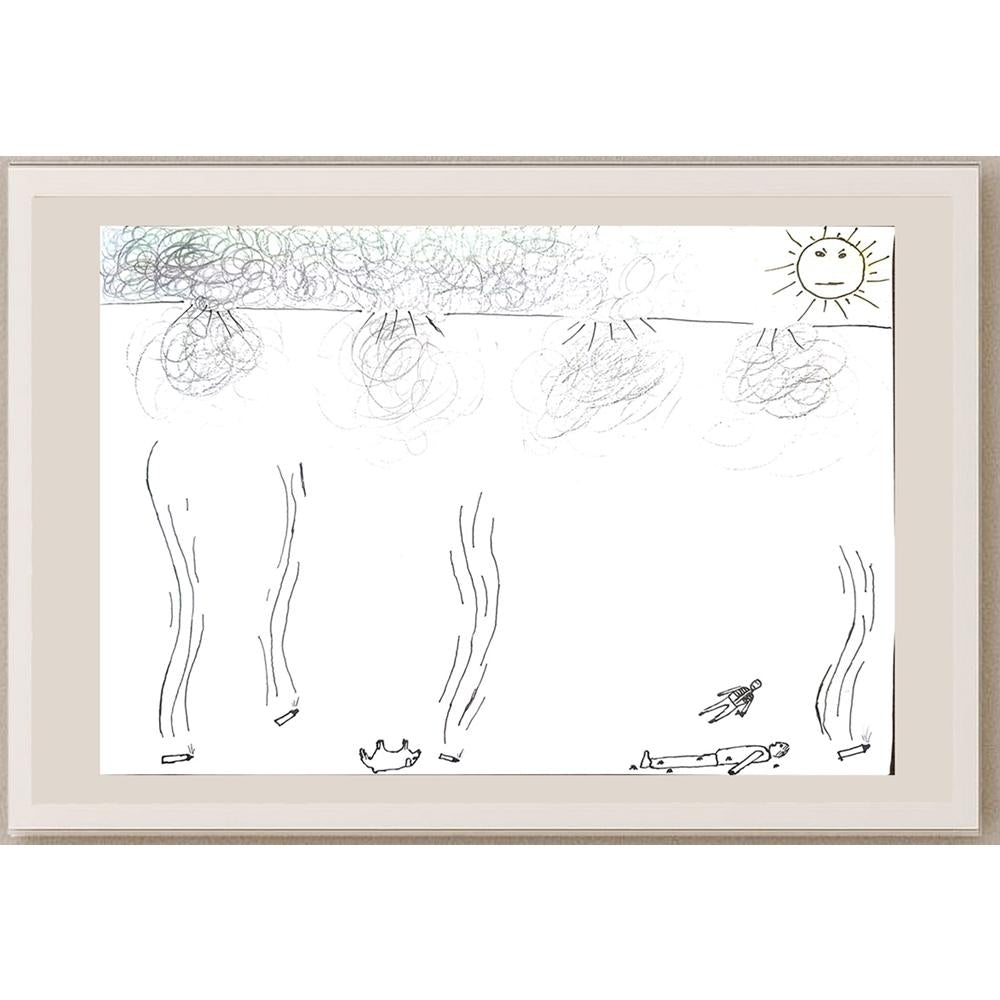 Uğur Kocabıyık 29x21cm Orijinal Karikatür BOD00709