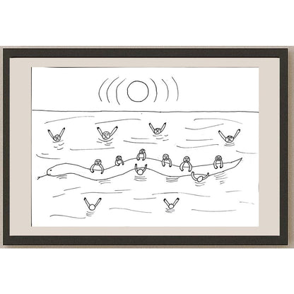 Oğuzhan Kara 29x21cm Orijinal Karikatür BOD00710