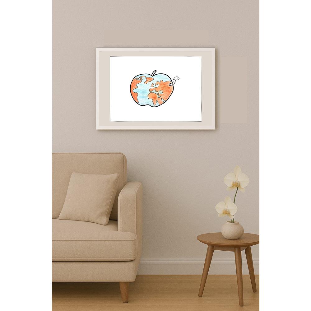 Begüm Kayaalp 29x21cm Orijinal Karikatür BOD00711