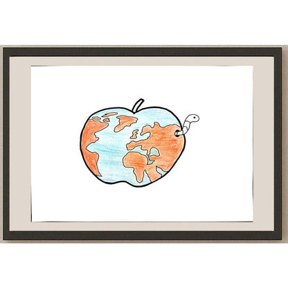 Begüm Kayaalp 29x21cm Orijinal Karikatür BOD00711