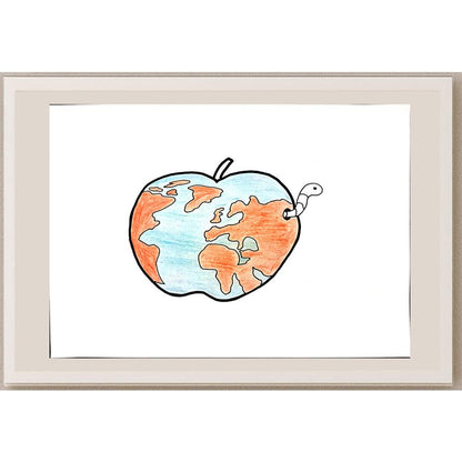 Begüm Kayaalp 29x21cm Orijinal Karikatür BOD00711