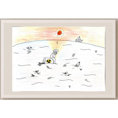 Uğur Hökelekli 29x21cm Orijinal Karikatür BOD00714