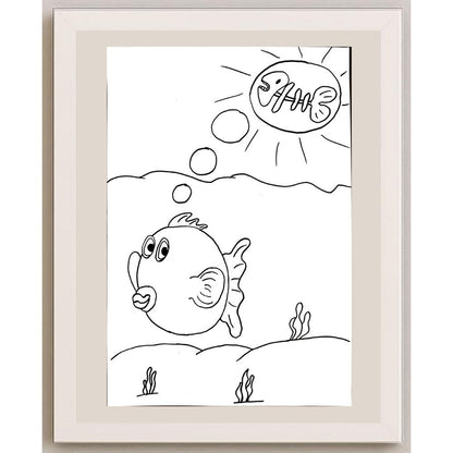 Burcu Kamber 29x21cm Orijinal Karikatür BOD00715