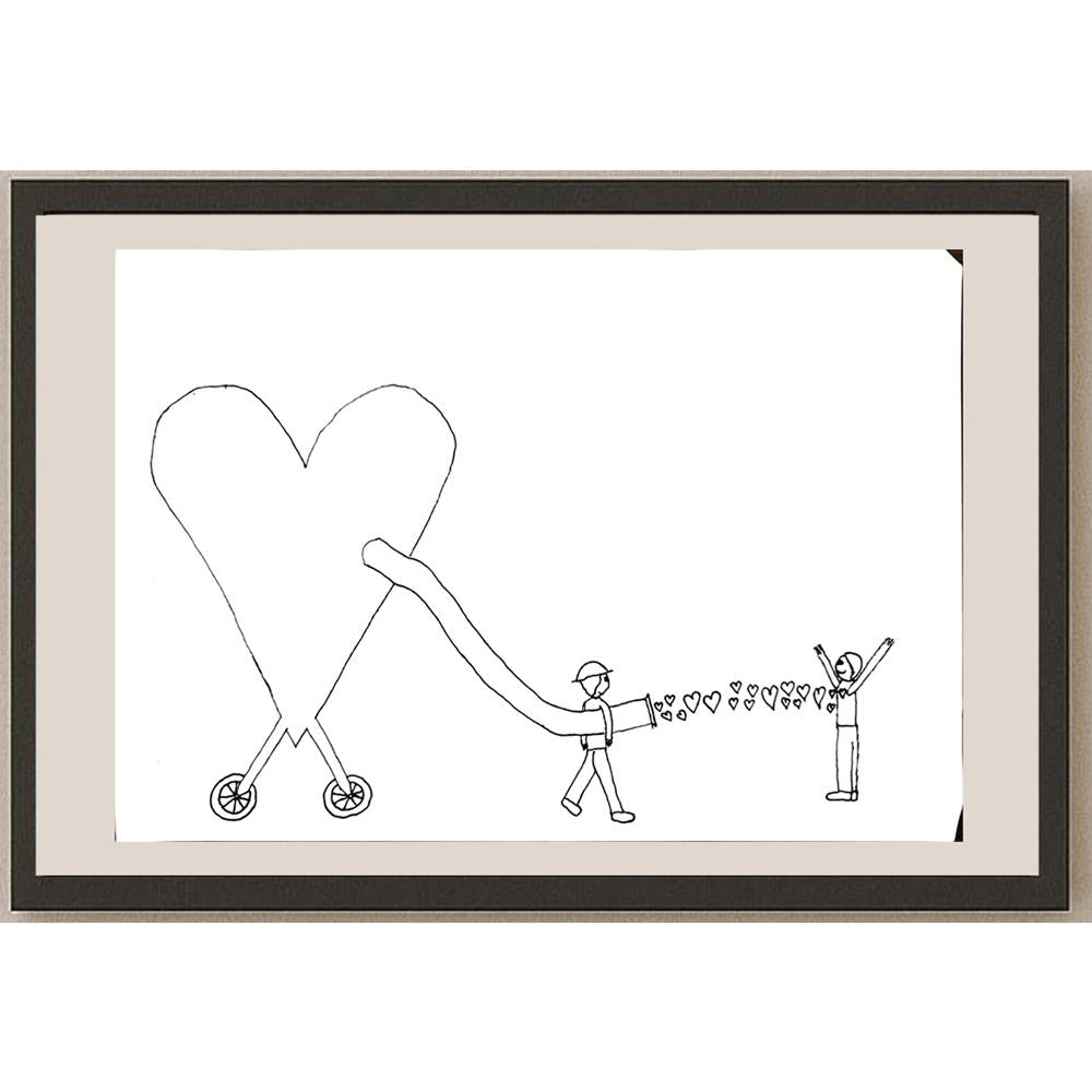 Uğur Kocabıyık 29x21cm Orijinal Karikatür BOD00717