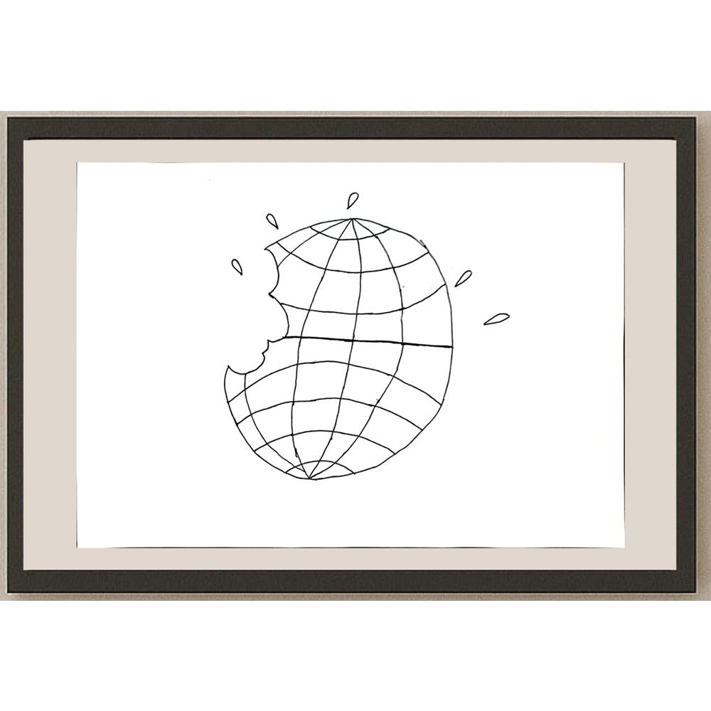 İlknur Kocabıyık 29x21cm Orijinal Karikatür BOD00719