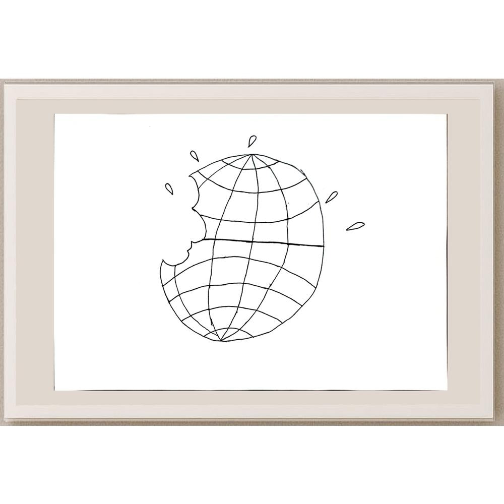 İlknur Kocabıyık 29x21cm Orijinal Karikatür BOD00719