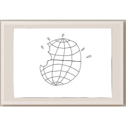 İlknur Kocabıyık 29x21cm Orijinal Karikatür BOD00719