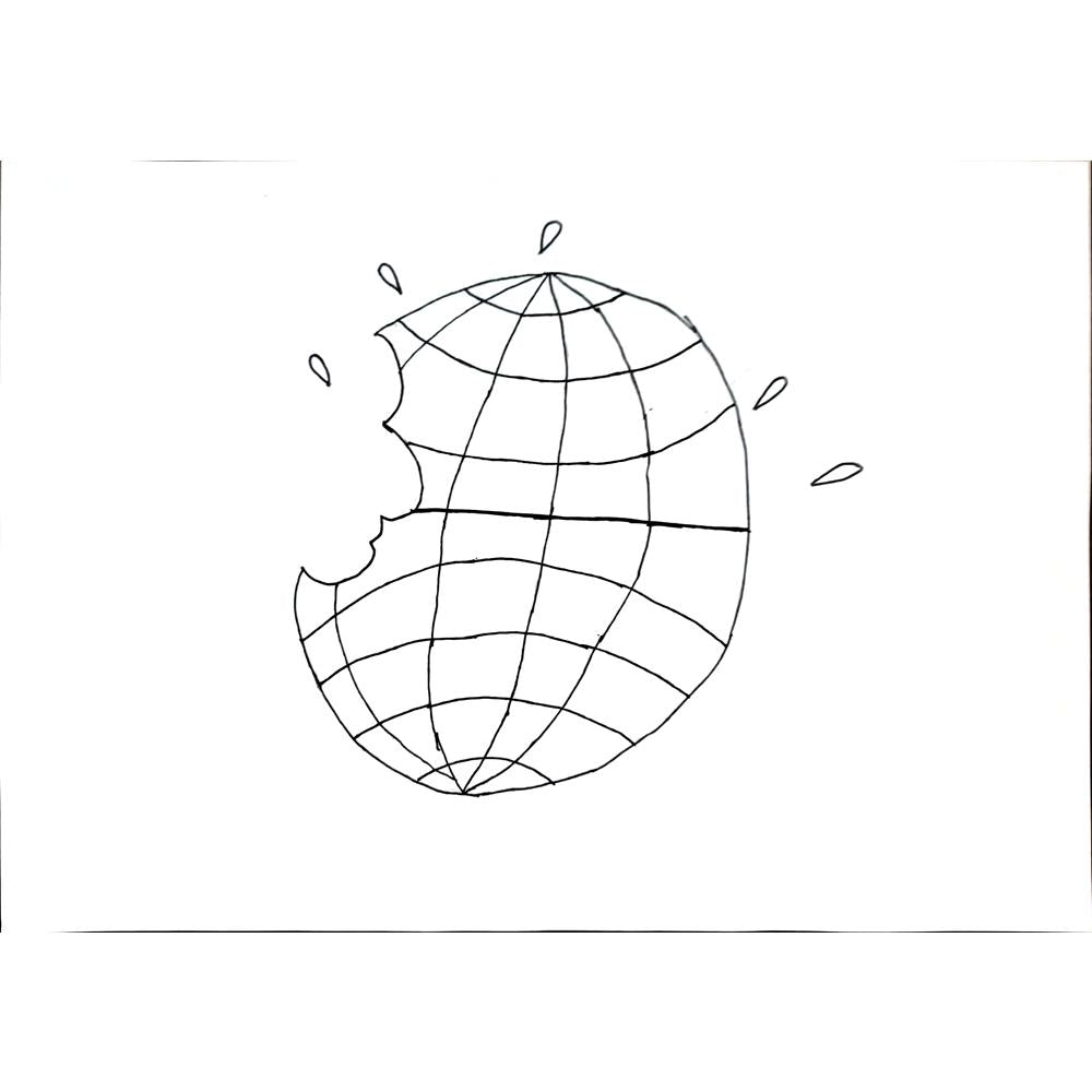 İlknur Kocabıyık 29x21cm Orijinal Karikatür BOD00719