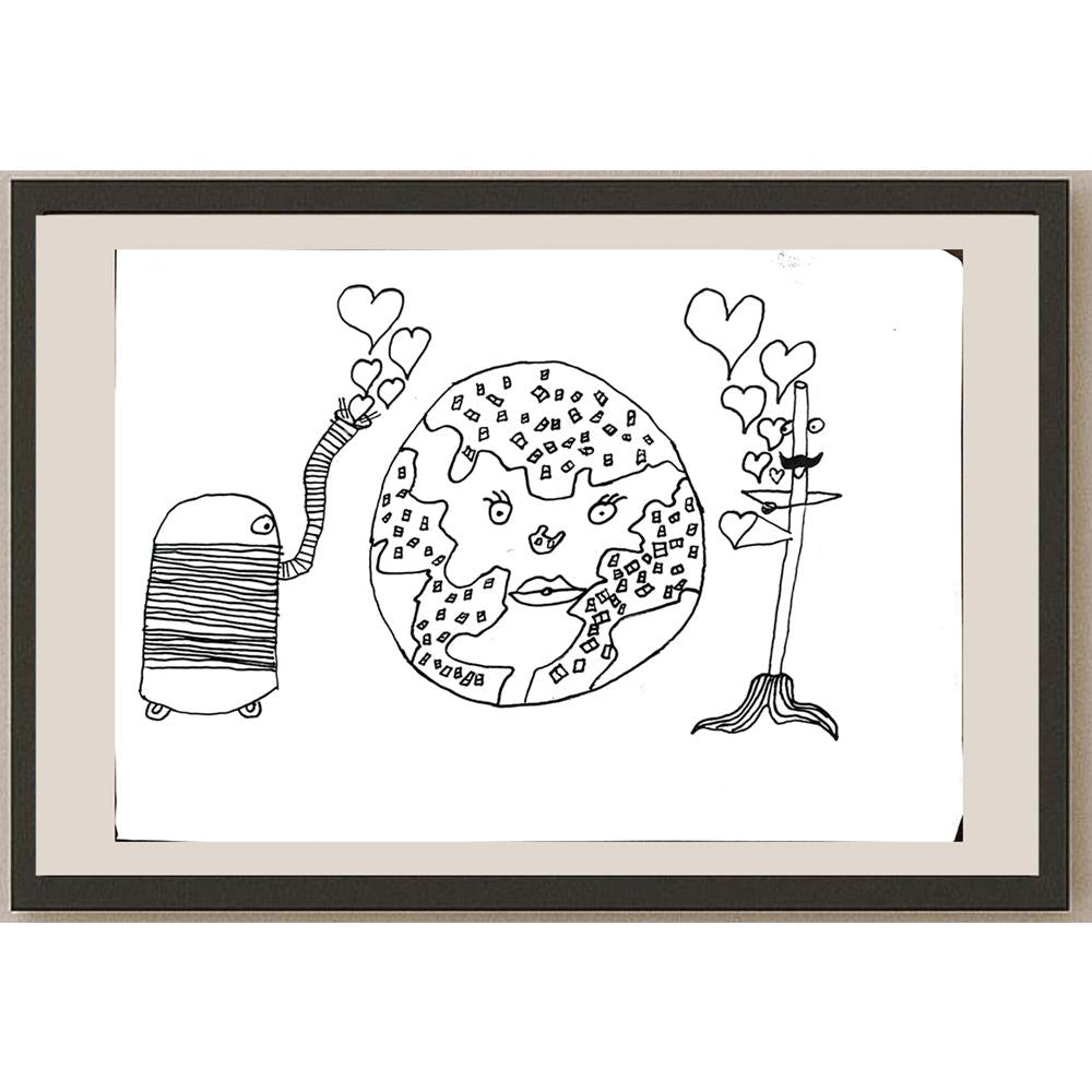 Erdeniz Çorbacıoğlu 29x21cm Orijinal Karikatür BOD00723