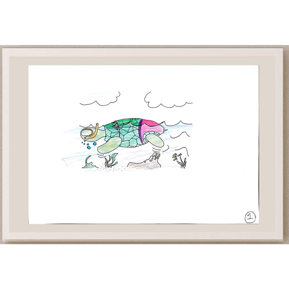 Elif Nemutlu 29x21cm Orijinal Karikatür BOD00726