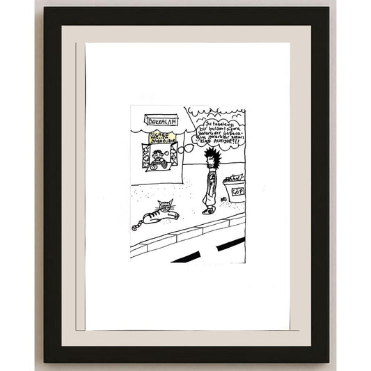 Rabia Dilara Çelik 16x12cm Orijinal Karikatür BOD00728