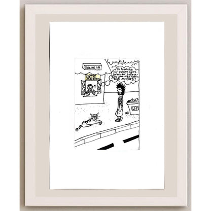 Rabia Dilara Çelik 16x12cm Orijinal Karikatür BOD00728