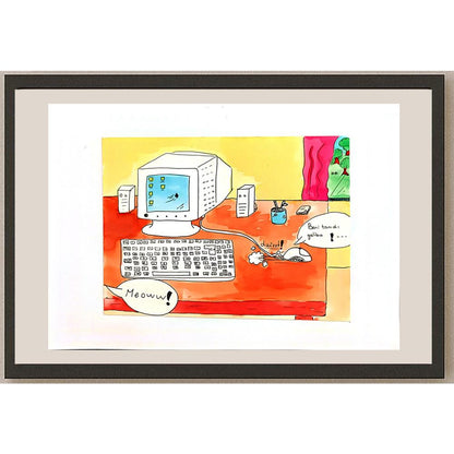 Beliz Durmuş 21x15cm Orijinal Karikatür BOD00729