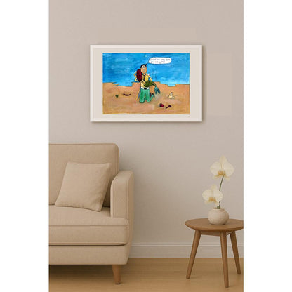 Başak Gence 29x21cm Orijinal Karikatür BOD00731