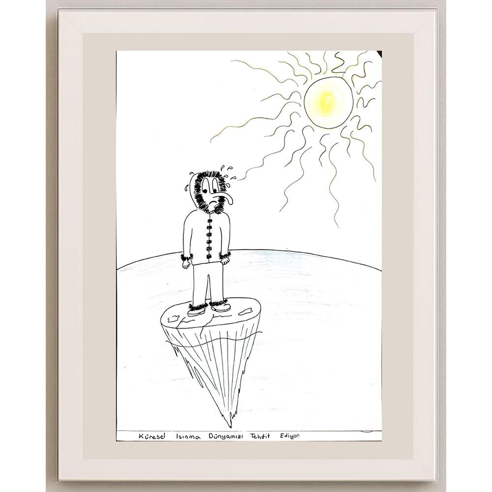 Kubilay Doğukan Aydın 29x21cm Orijinal Karikatür BOD00737