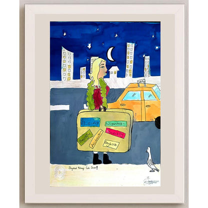 Öznur İrem İşler 29x21cm Orijinal Karikatür BOD00738