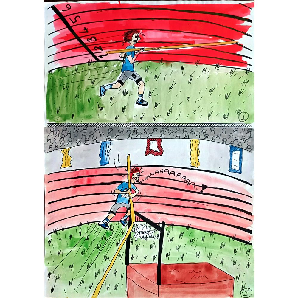 Elif Nemutlu 29x21cm Orijinal Karikatür BOD00739