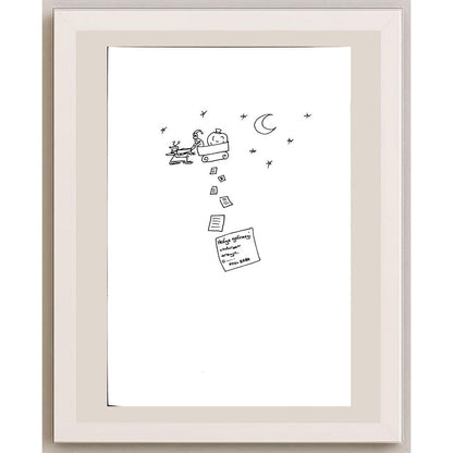 Oğul Girgin 29x21cm Orijinal Karikatür BOD00745
