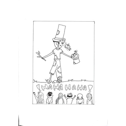 İpek Ganiyusufoğlu 29x21cm Orijinal Karikatür BOD00747