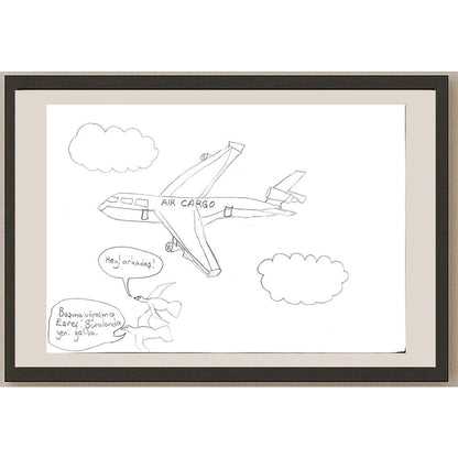 Zehra Nur Saraç 29x21cm Orijinal Karikatür BOD00750