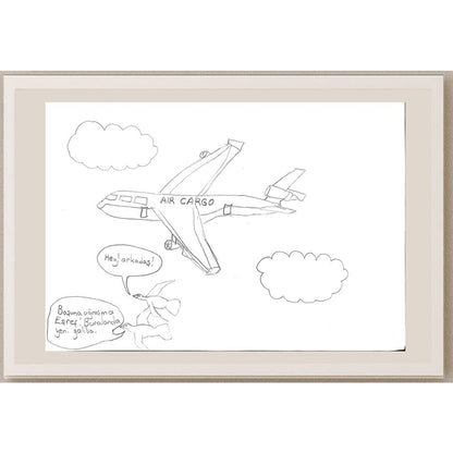 Zehra Nur Saraç 29x21cm Orijinal Karikatür BOD00750