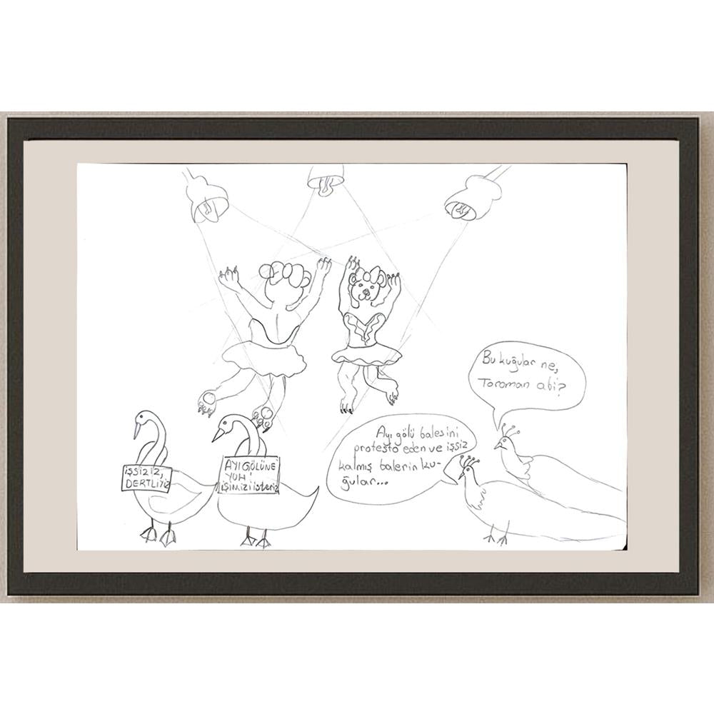 Zehra Nur Saraç 29x21cm Orijinal Karikatür BOD00753