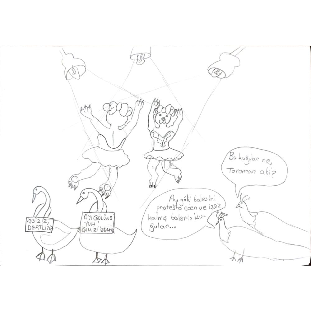 Zehra Nur Saraç 29x21cm Orijinal Karikatür BOD00753