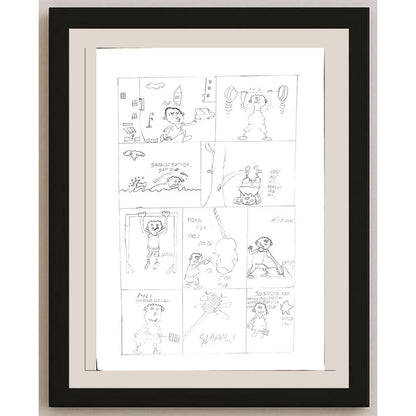 Aycan Durak 29x21cm Orijinal Karikatür BOD00754