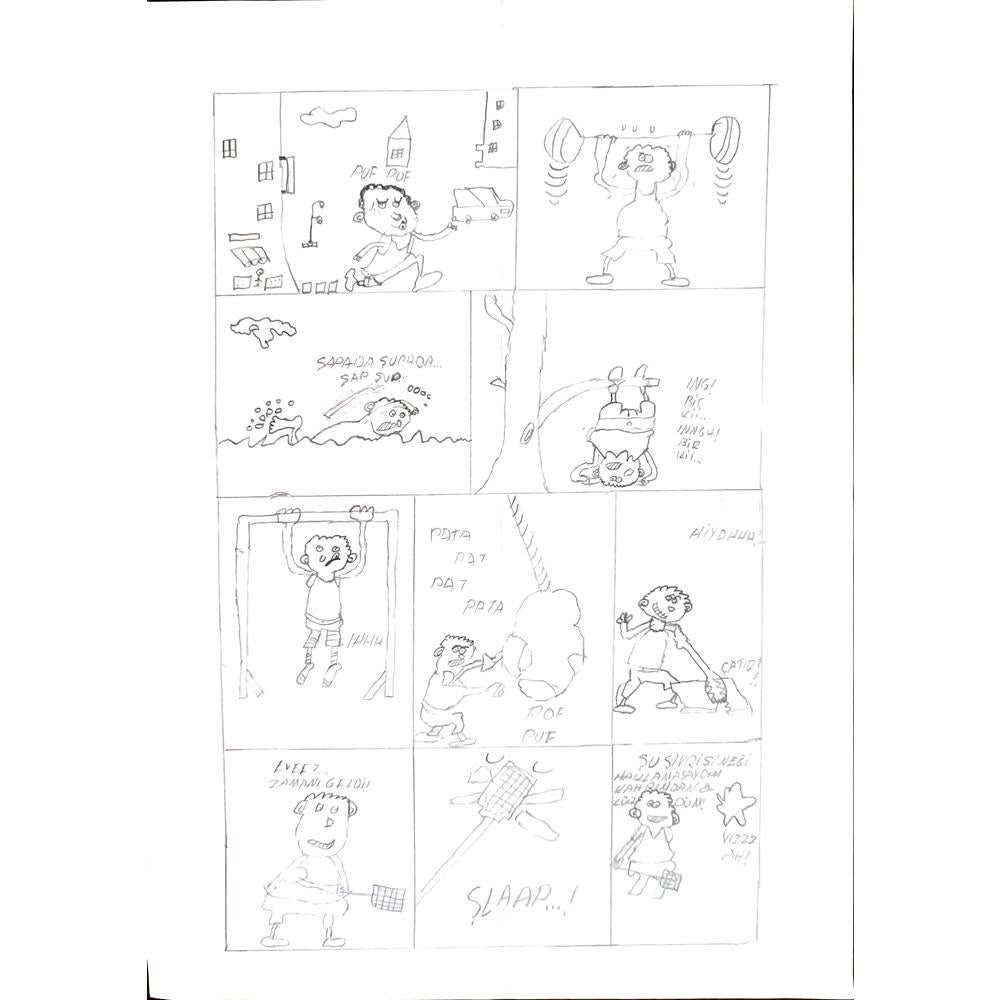 Aycan Durak 29x21cm Orijinal Karikatür BOD00754