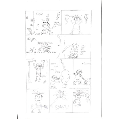 Aycan Durak 29x21cm Orijinal Karikatür BOD00754