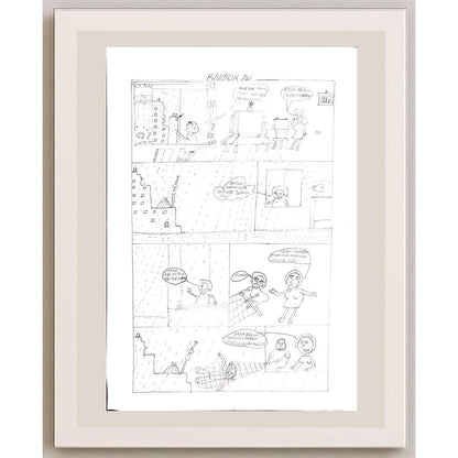 Aycan Durak 29x21cm Orijinal Karikatür BOD00755