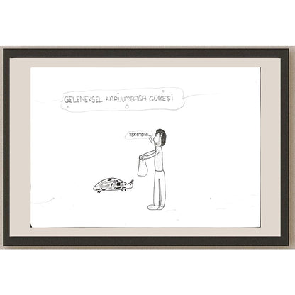 Oğuzcan Kılıç 29x21cm Orijinal Karikatür BOD00757