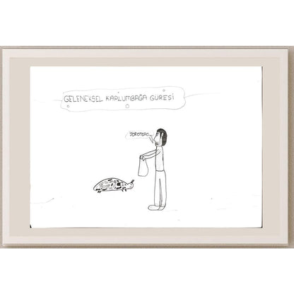 Oğuzcan Kılıç 29x21cm Orijinal Karikatür BOD00757