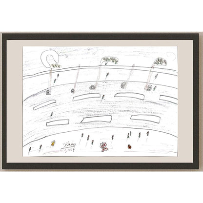 Olivin 29x21cm Orijinal Karikatür BOD00761