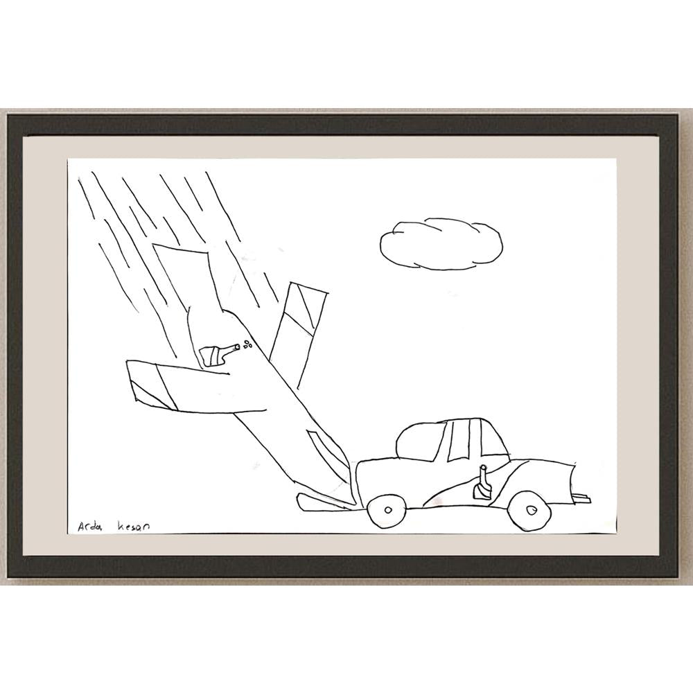 Arda Kesan 29x21cm Orijinal Karikatür BOD00767