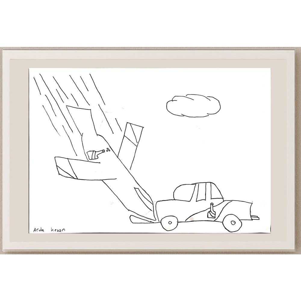 Arda Kesan 29x21cm Orijinal Karikatür BOD00767