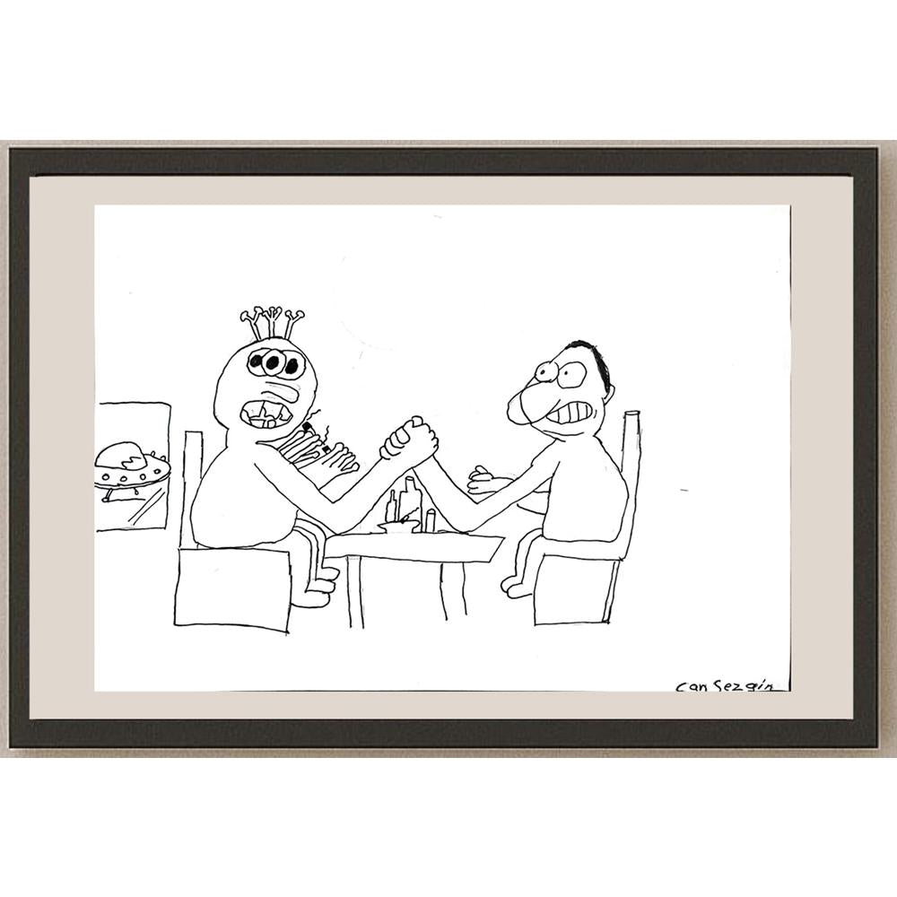 Can Sezgin 29x21cm Orijinal Karikatür BOD00768