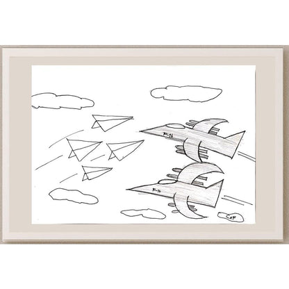 Cef İnselberg 29x21cm Orijinal Karikatür BOD00769