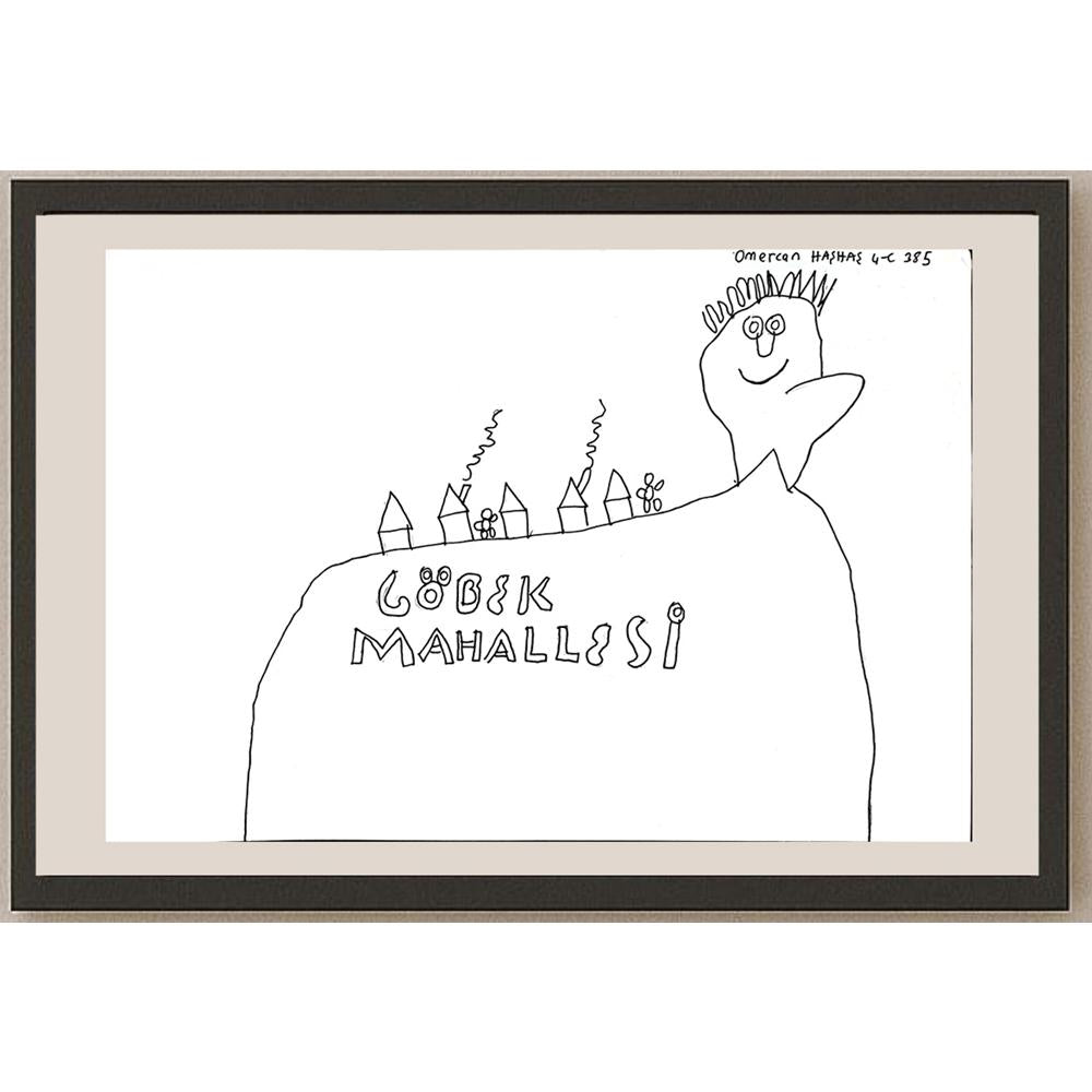 Ömercan Haşhaş 29x21cm Orijinal Karikatür BOD00770