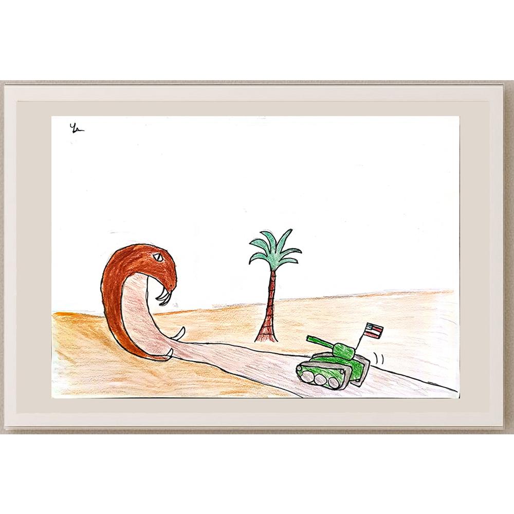 Yunus Yüzsüren 29x21cm Orijinal Karikatür BOD00774