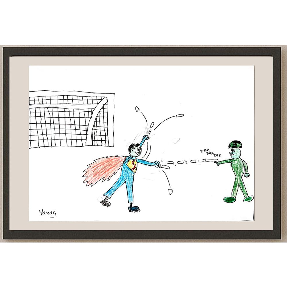 Yamaç Göker 29x21cm Orijinal Karikatür BOD00777
