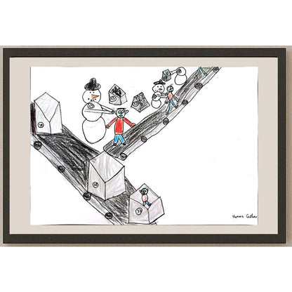 Yamaç Göker 29x21cm Orijinal Karikatür BOD00782