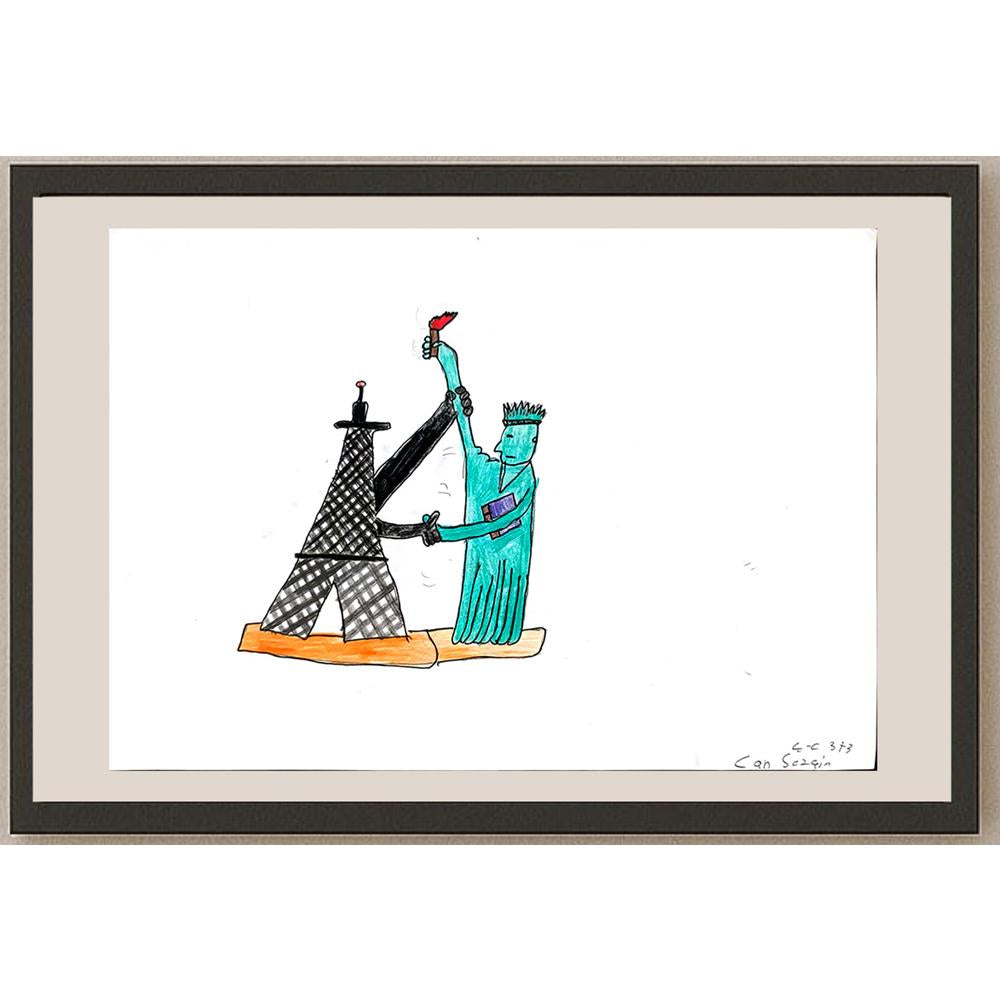 Can Sezgin 29x21cm Orijinal Karikatür BOD00785